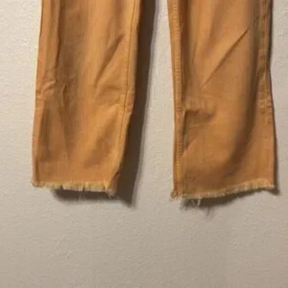 Zara Raw Hem Wide Leg Jeans Size 4 - Picture 4 of 5